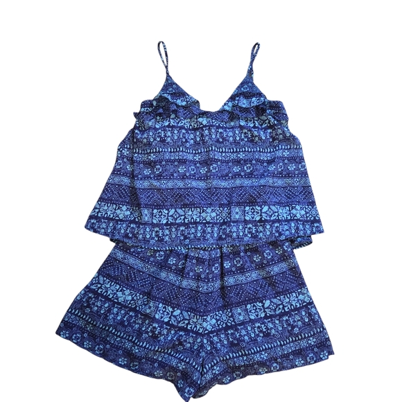 XHILARATION Romper Womens S Small Trim Sleeveless Boho - Picture 4 of 5